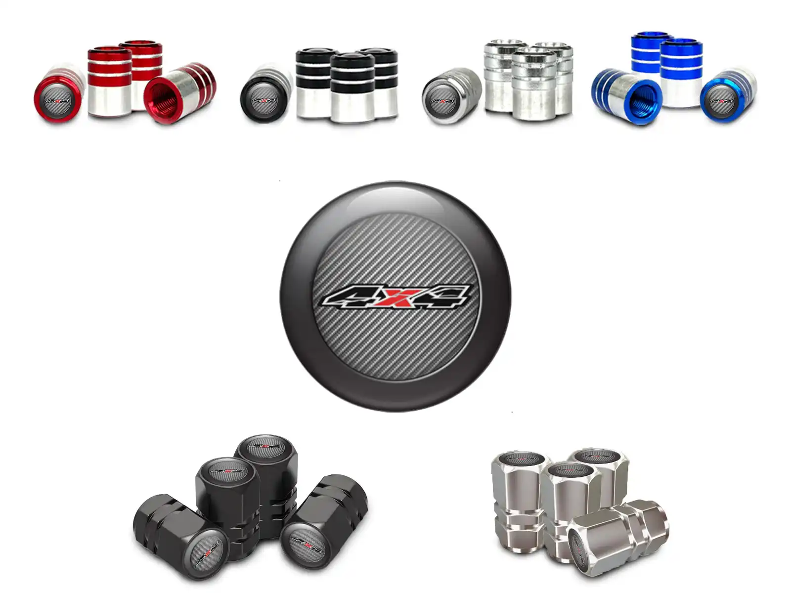 Tyres Valve Caps Bikes Custom Look